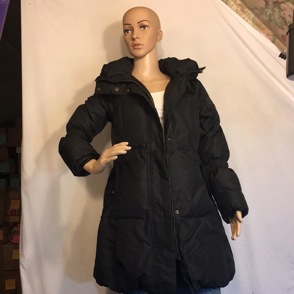 Women's E Land American Classic Down Overcoat, Sz L